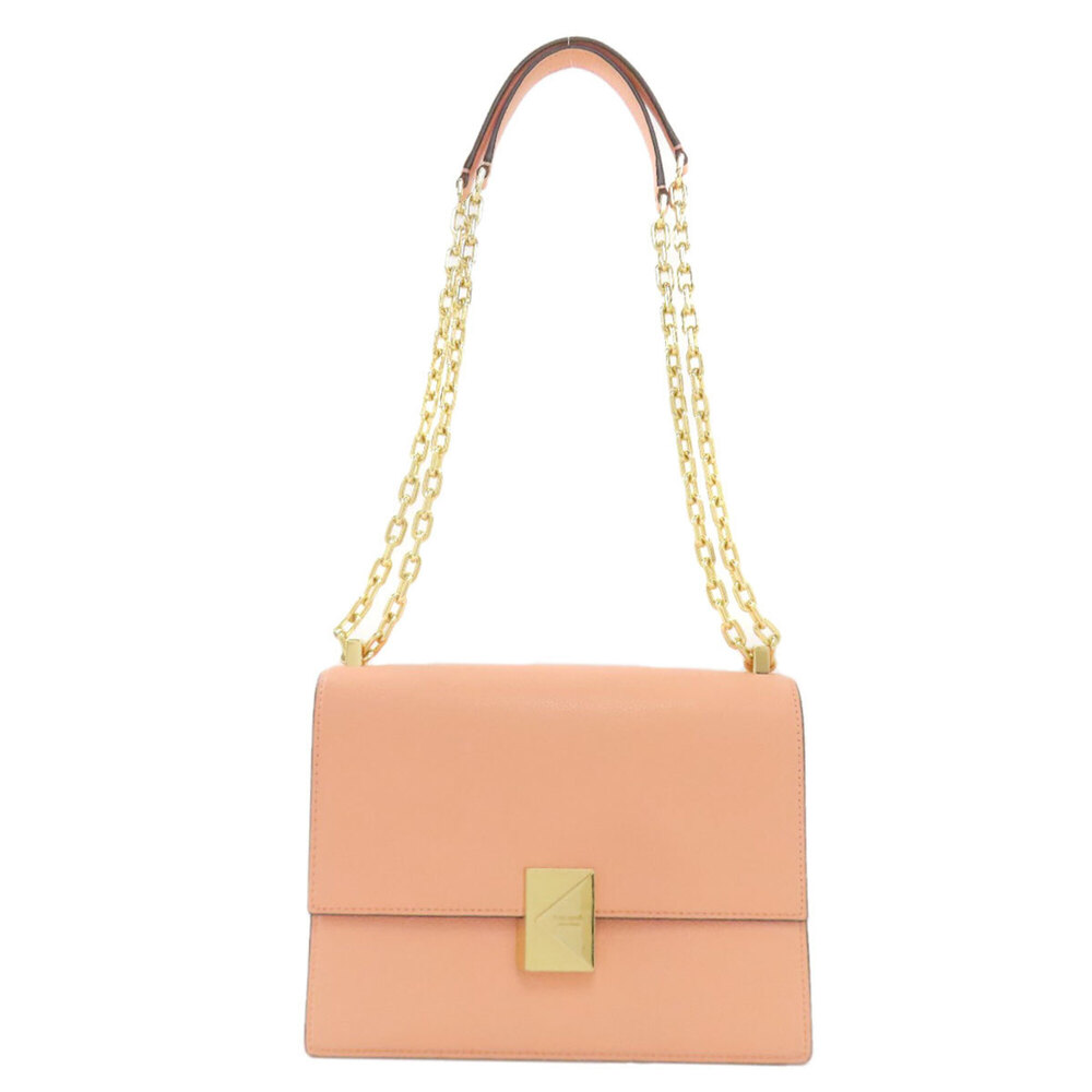 Kate Spade Logo Chain Shoulder Bag PVC Women's